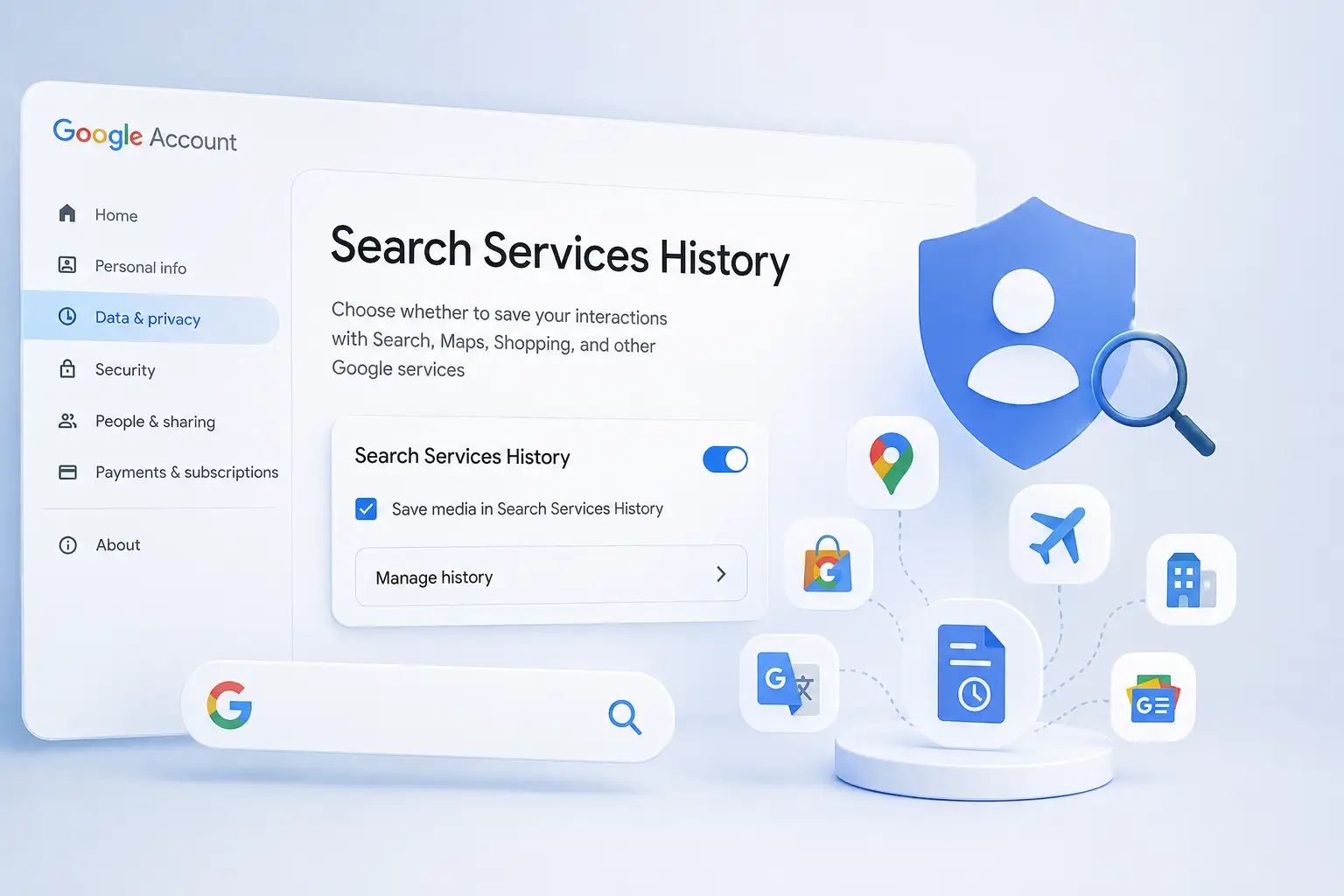 Search Services History